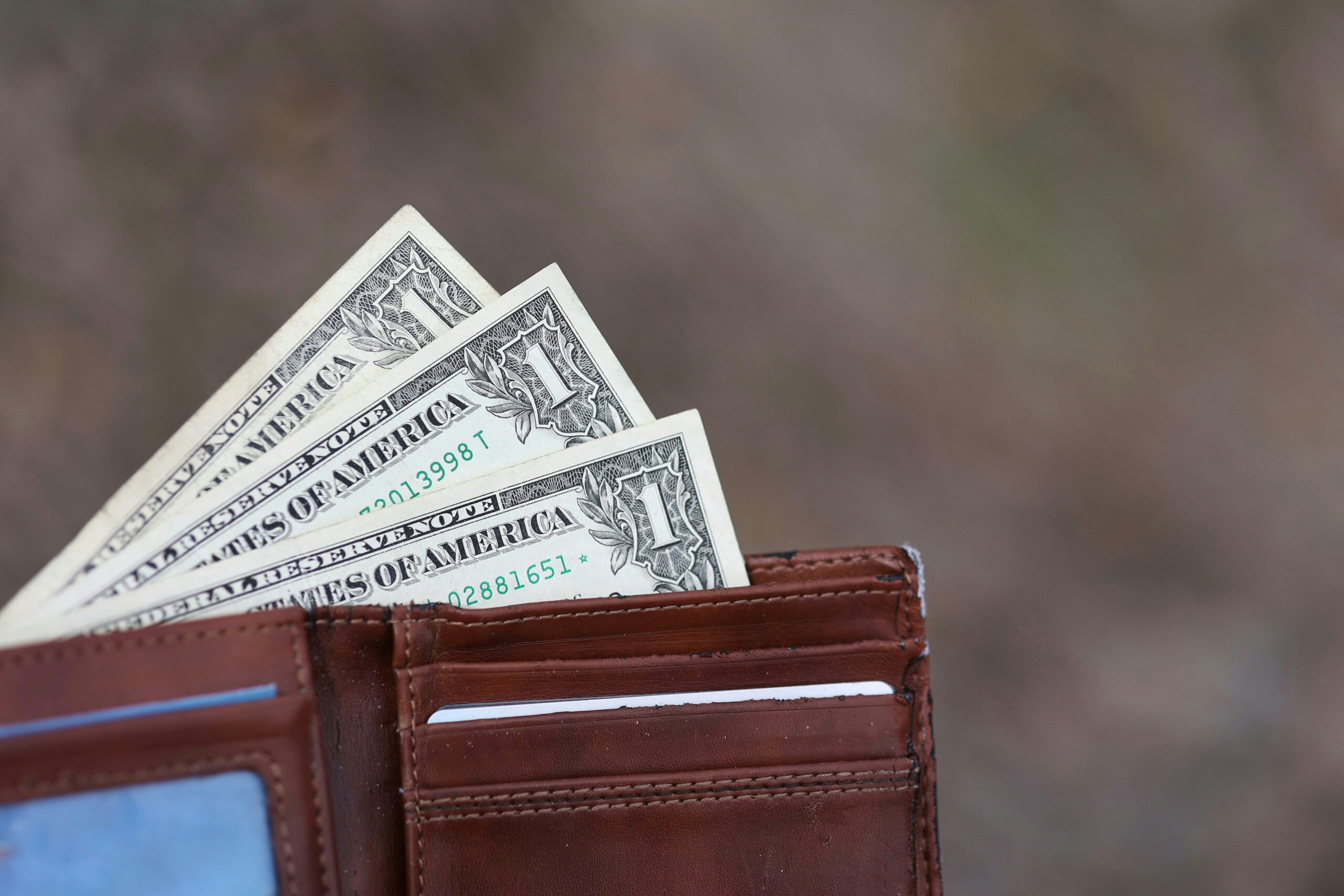 Billetera con billetes de dólar, símbolo de libre elección financiera.